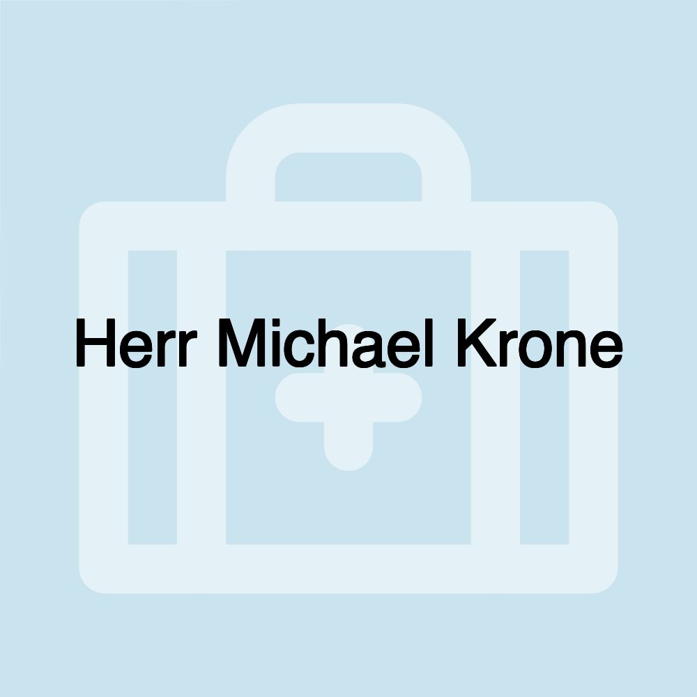 Herr Michael Krone