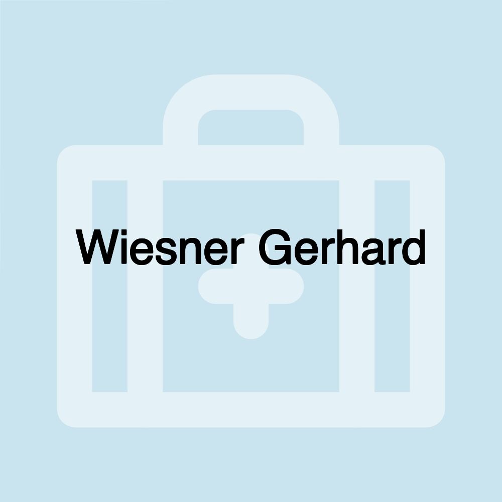 Wiesner Gerhard