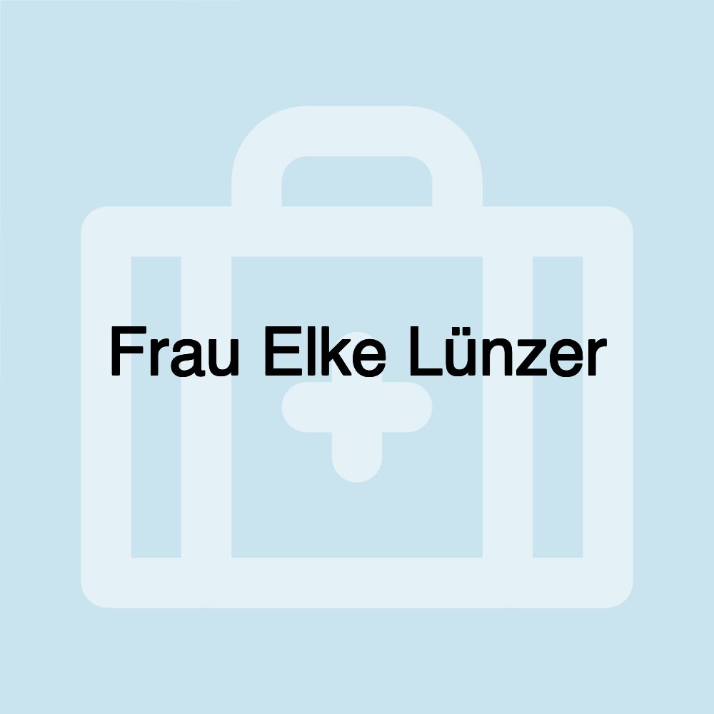 Frau Elke Lünzer