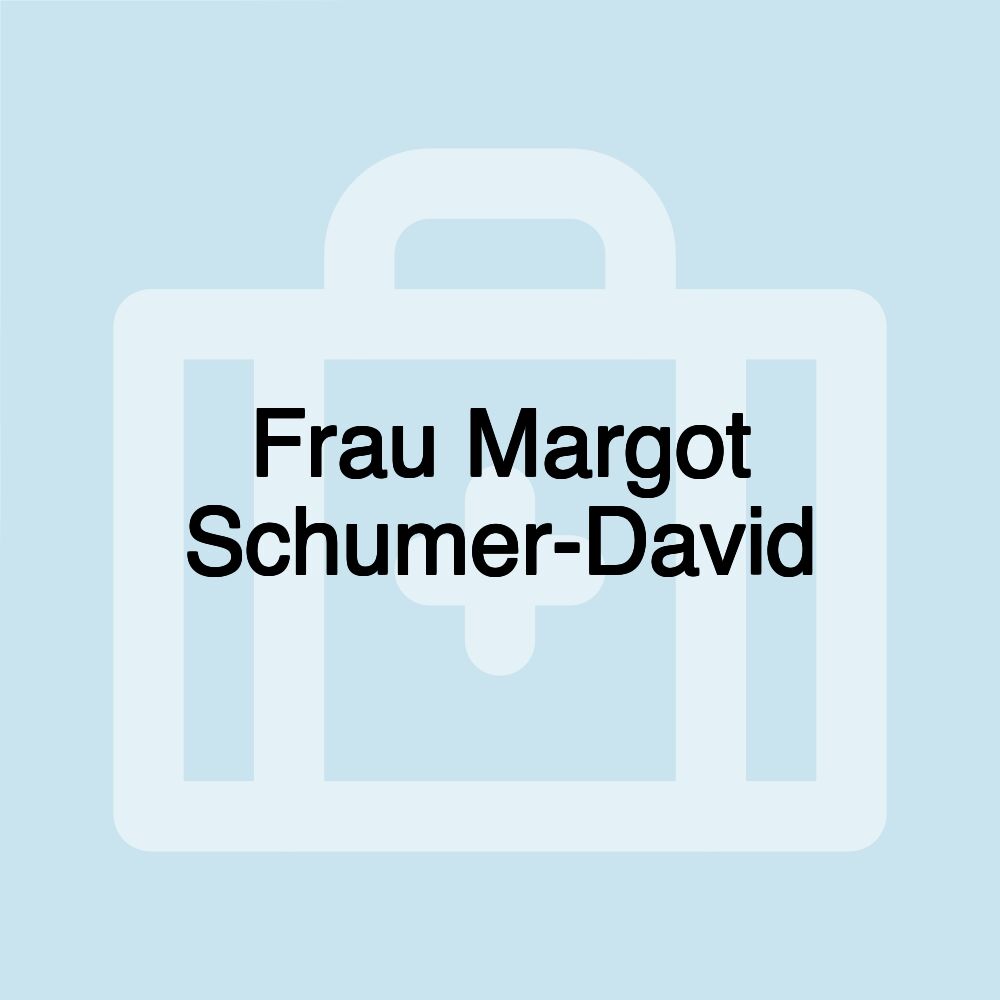 Frau Margot Schumer-David