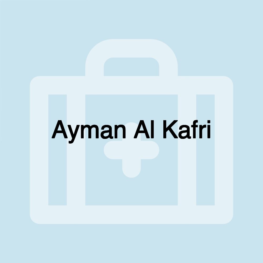 Ayman Al Kafri