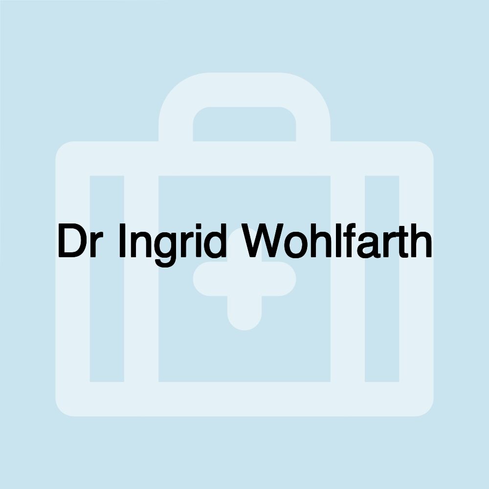 Dr Ingrid Wohlfarth