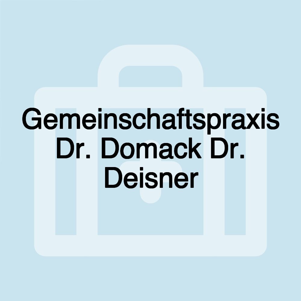 Gemeinschaftspraxis Dr. Domack Dr. Deisner