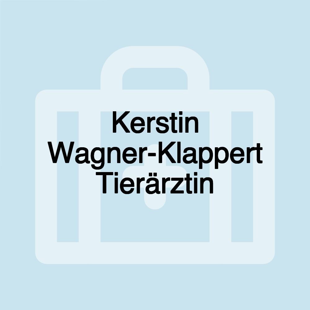 Kerstin Wagner-Klappert Tierärztin