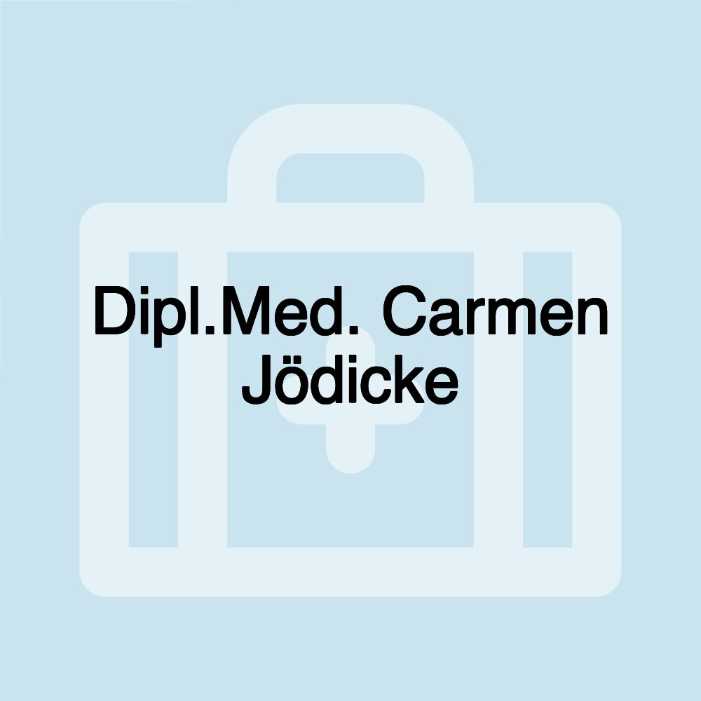 Dipl.Med. Carmen Jödicke