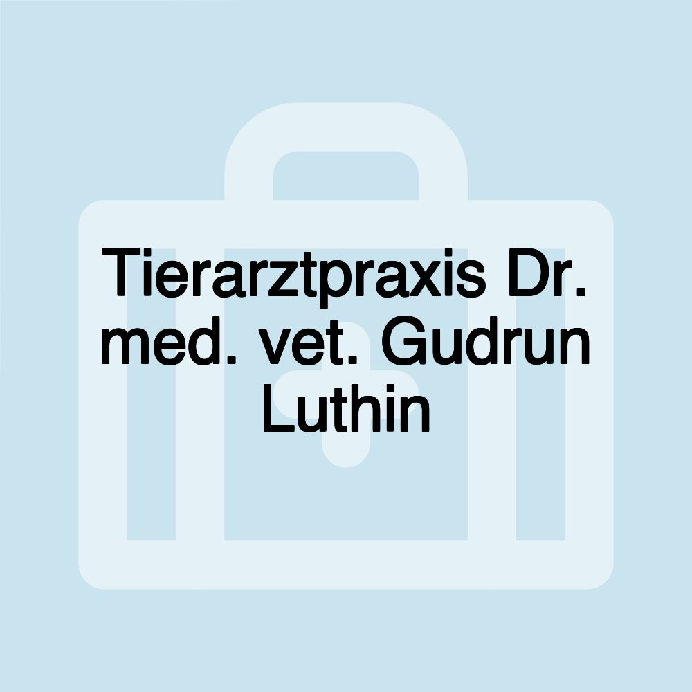 Tierarztpraxis Dr. med. vet. Gudrun Luthin