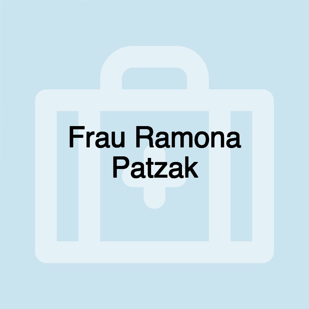 Frau Ramona Patzak