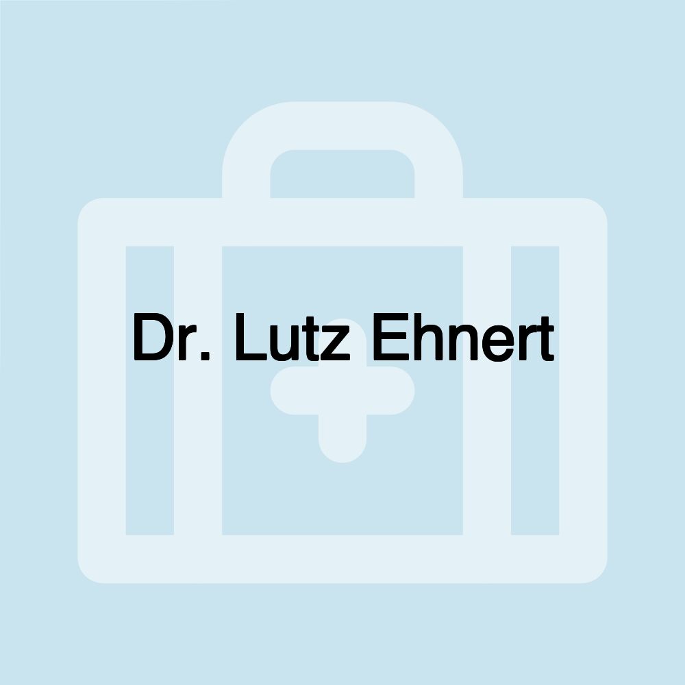 Dr. Lutz Ehnert