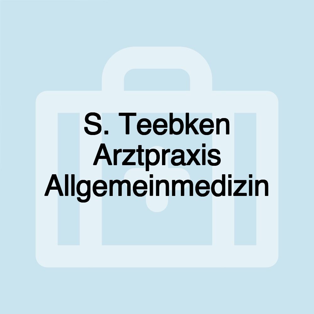 S. Teebken Arztpraxis Allgemeinmedizin