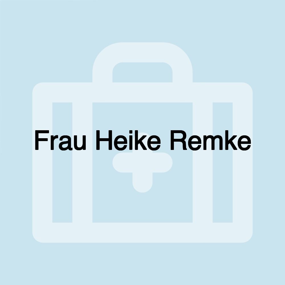 Frau Heike Remke