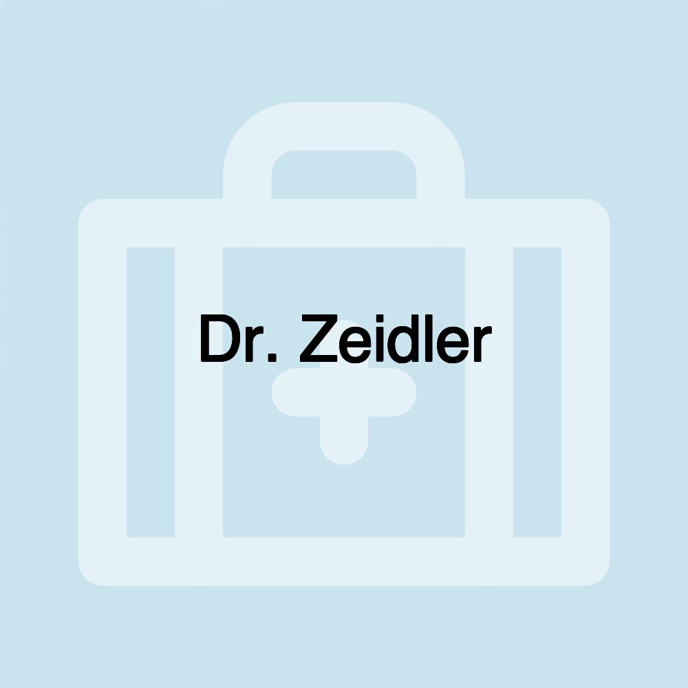 Dr. Zeidler