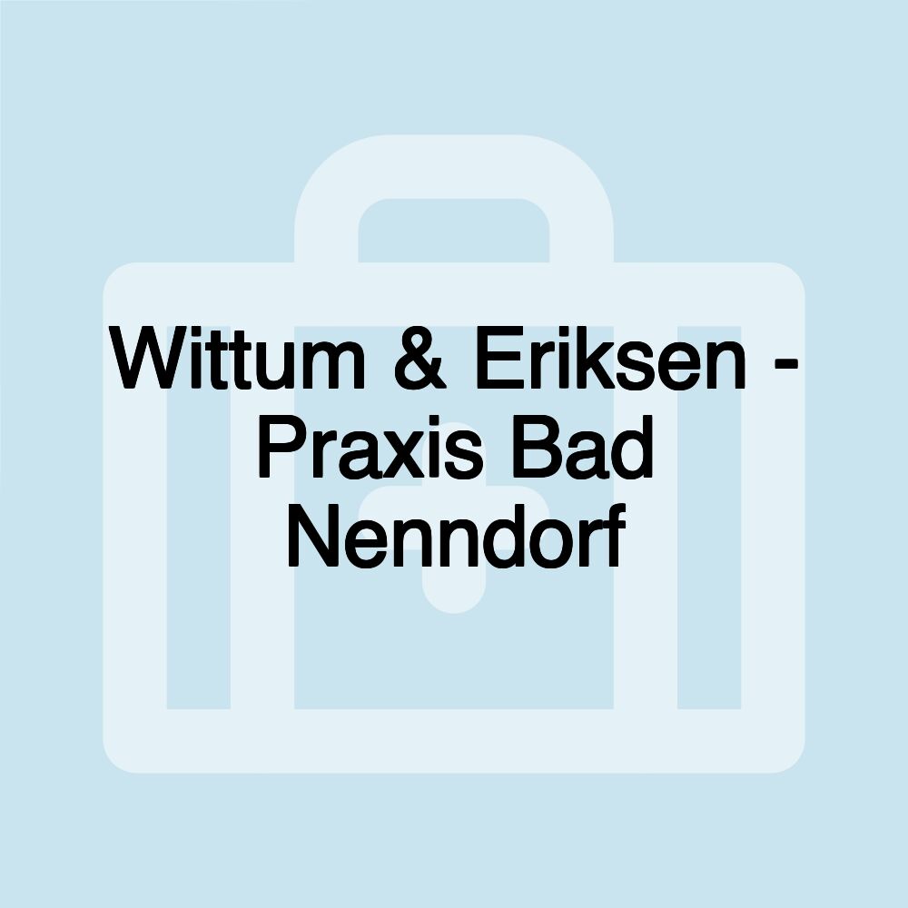 Wittum & Eriksen - Praxis Bad Nenndorf