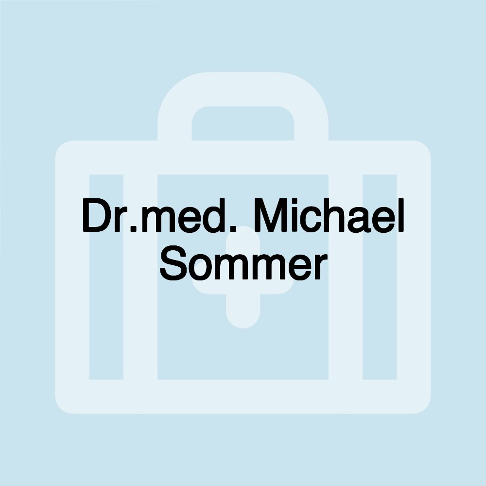 Dr.med. Michael Sommer