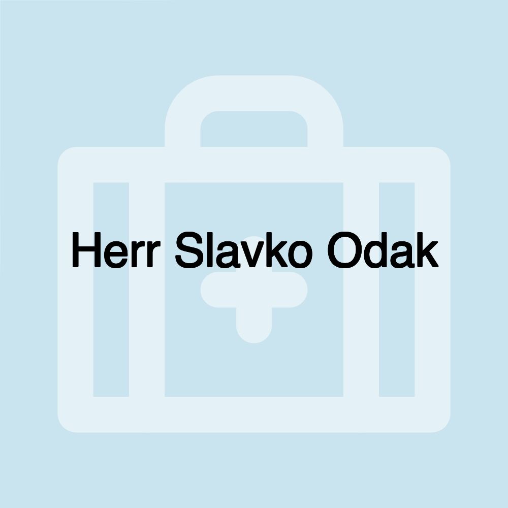 Herr Slavko Odak