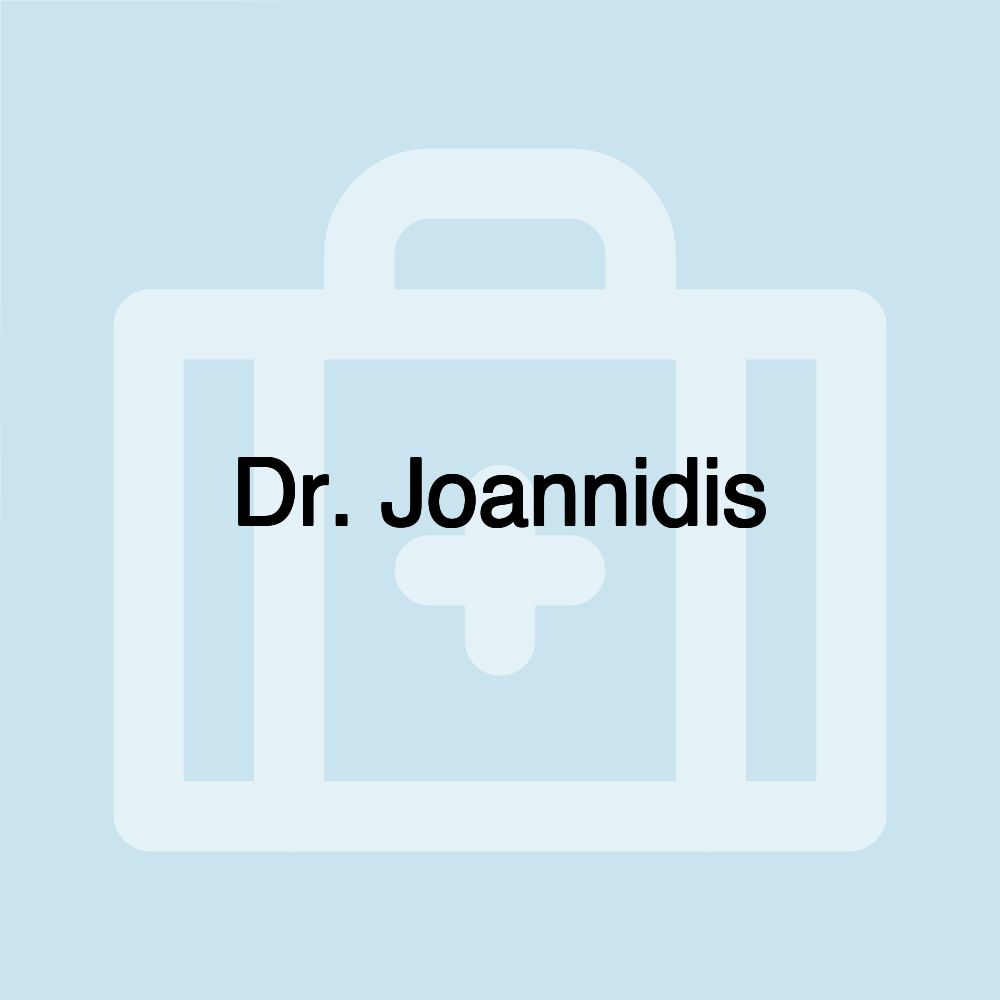 Dr. Joannidis