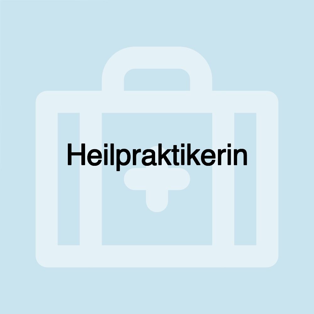 Heilpraktikerin