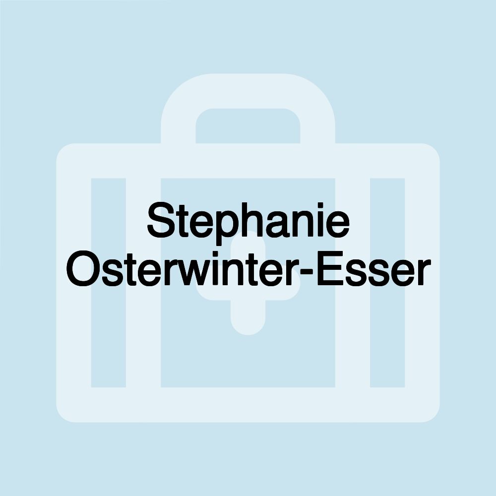 Stephanie Osterwinter-Esser