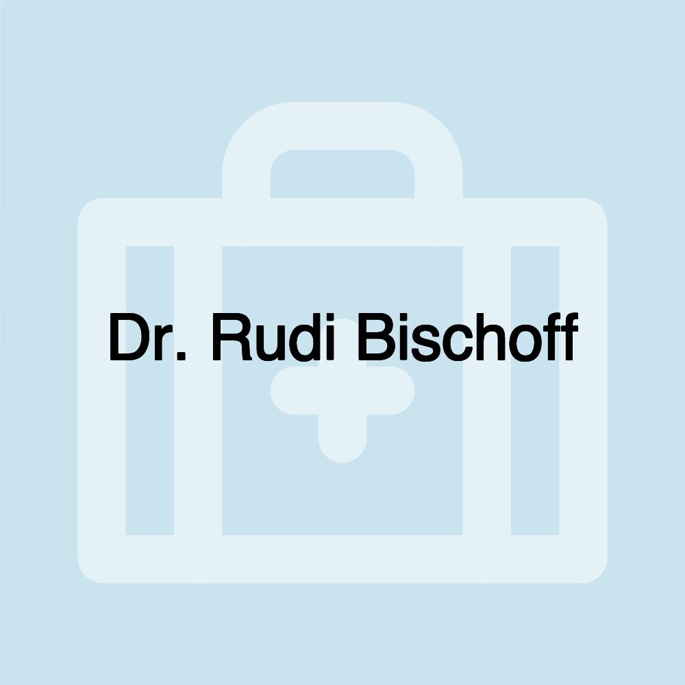 Dr. Rudi Bischoff