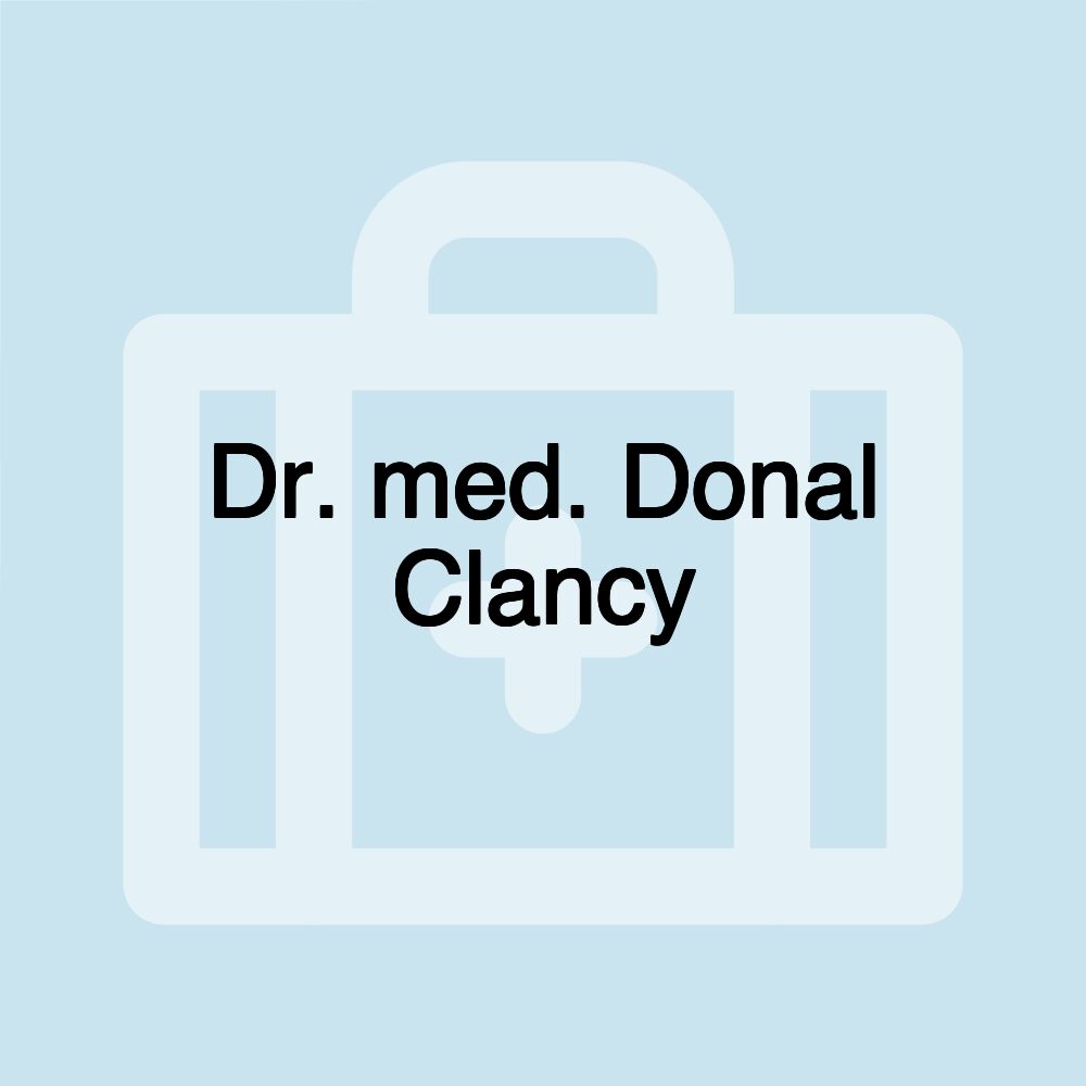 Dr. med. Donal Clancy