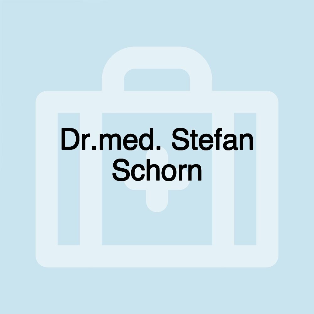 Dr.med. Stefan Schorn