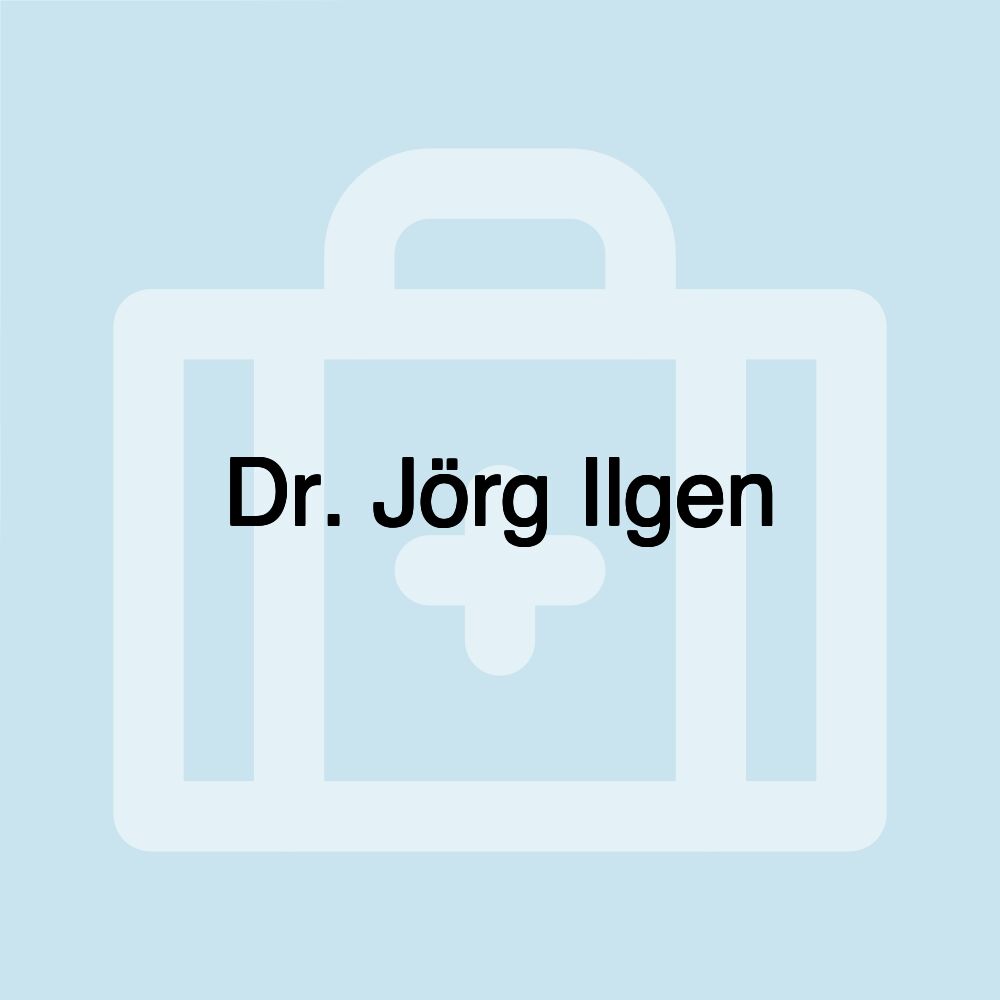 Dr. Jörg Ilgen