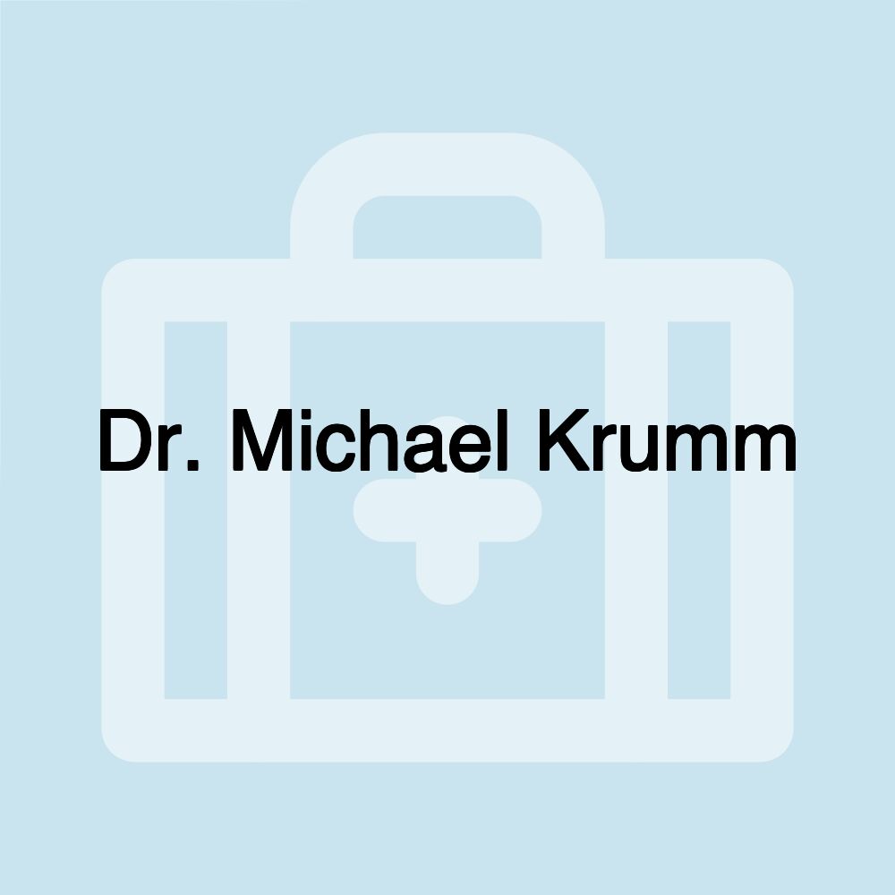 Dr. Michael Krumm