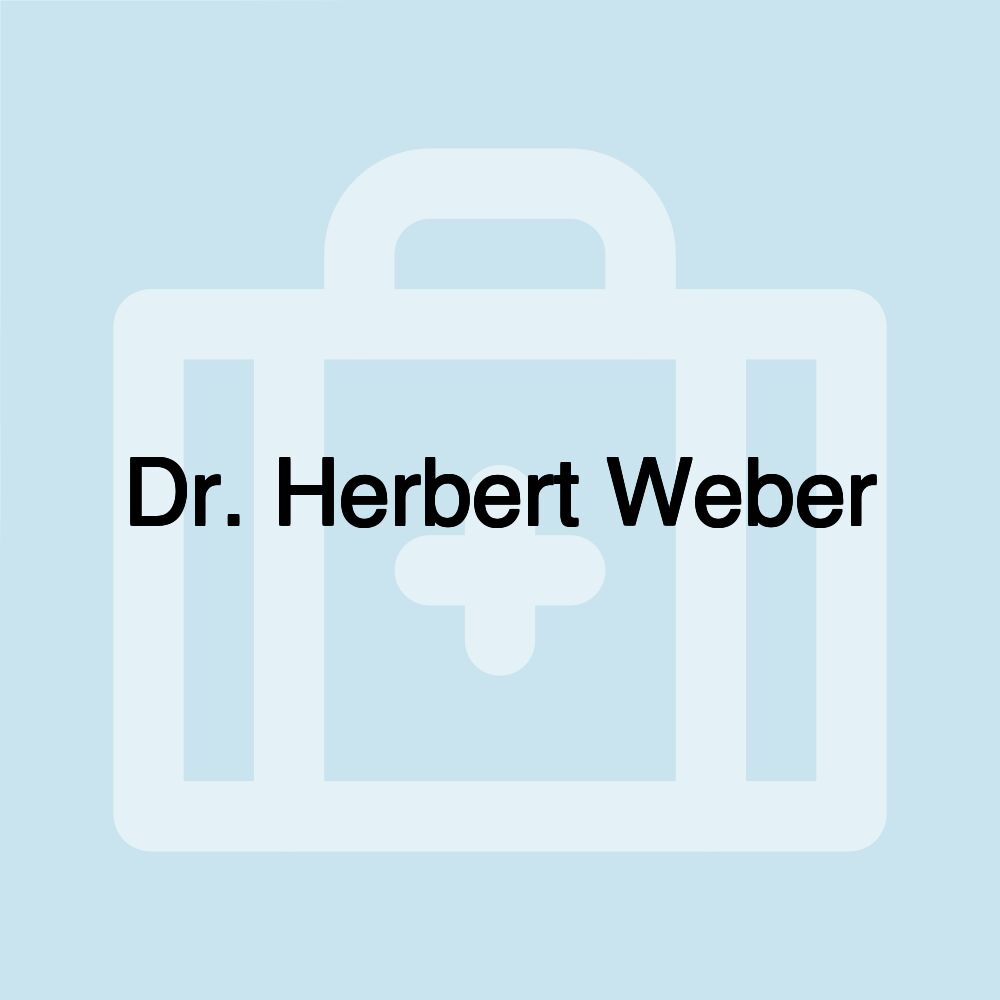 Dr. Herbert Weber