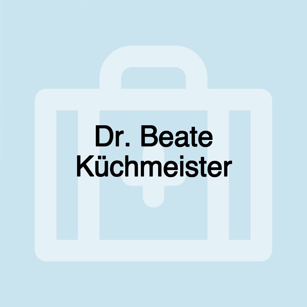 Dr. Beate Küchmeister