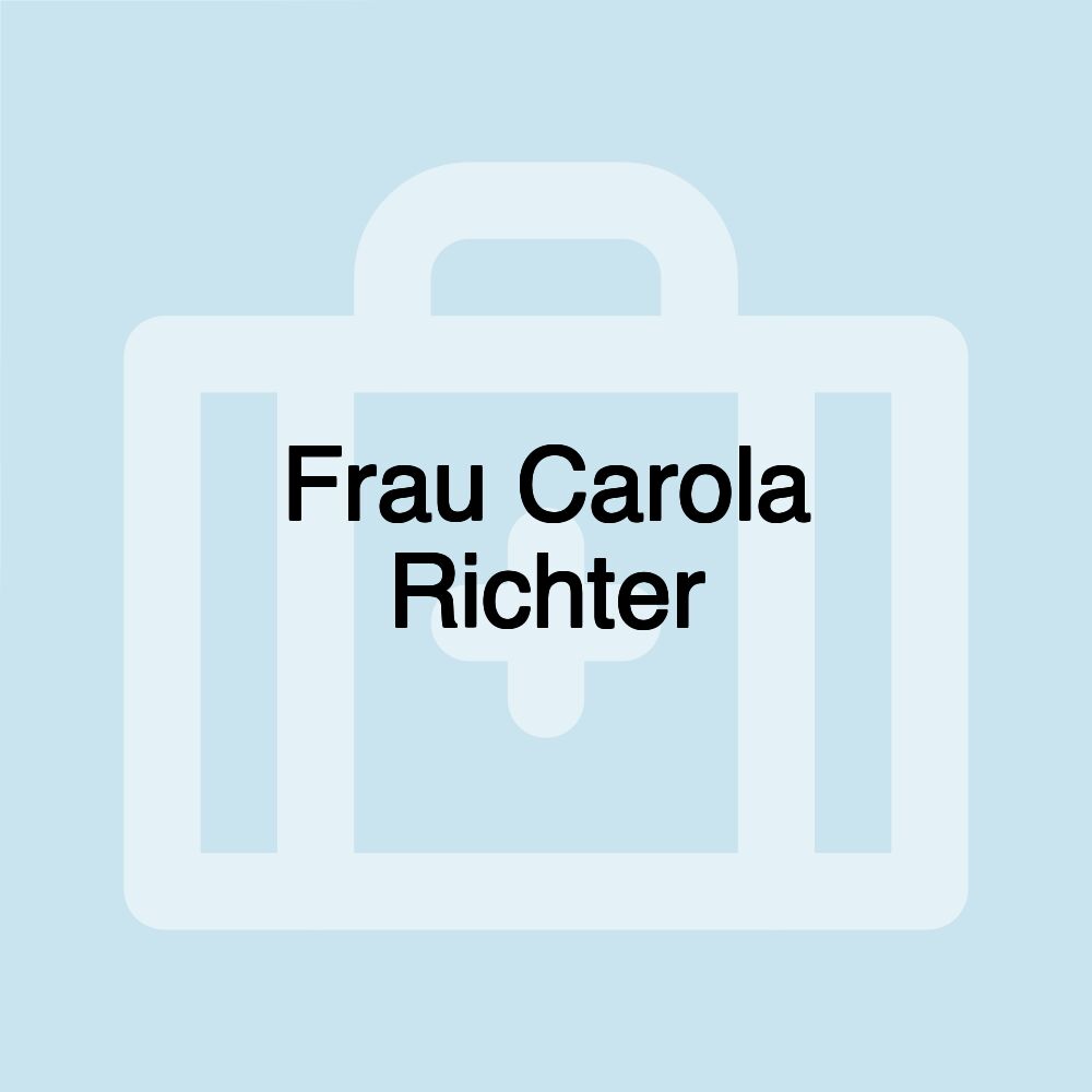 Frau Carola Richter