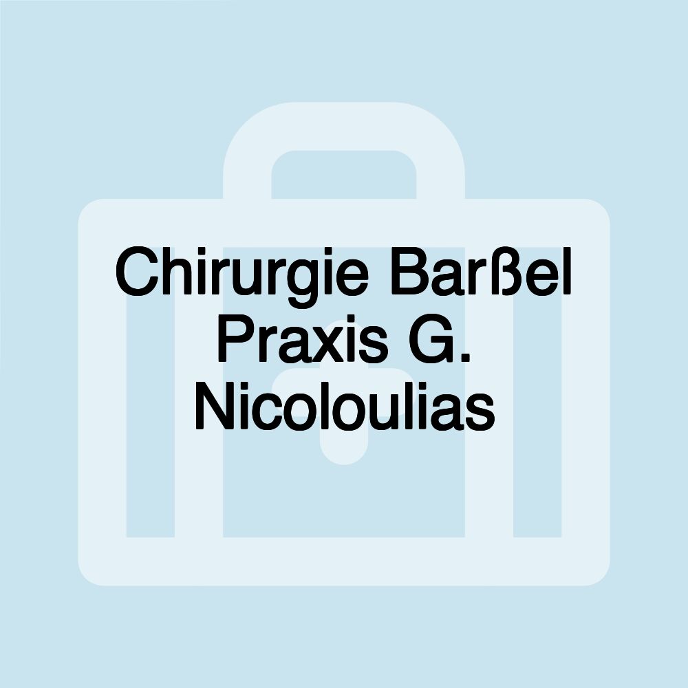 Chirurgie Barßel Praxis G. Nicoloulias