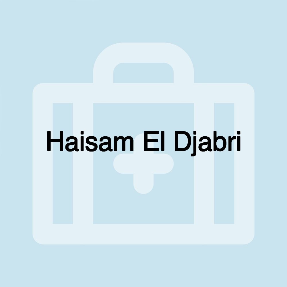 Haisam El Djabri