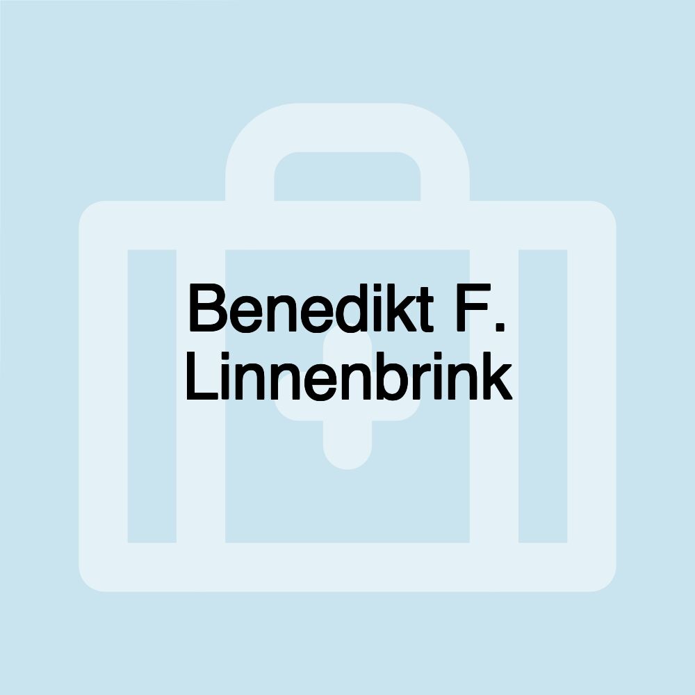 Benedikt F. Linnenbrink