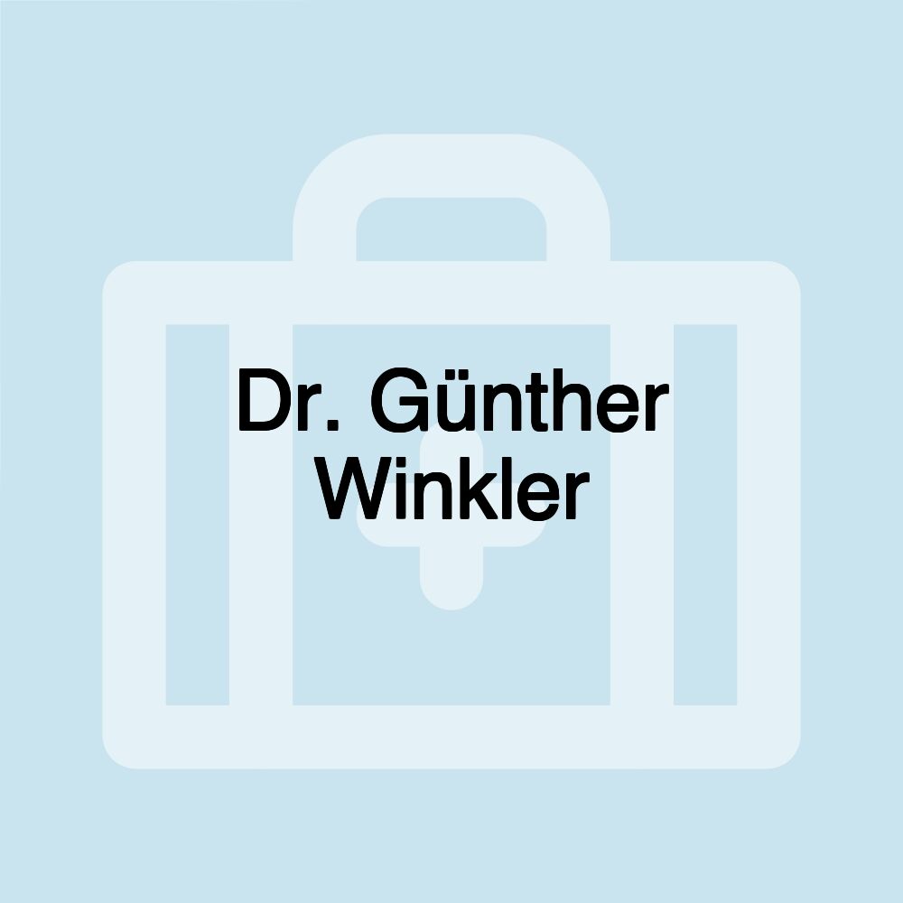 Dr. Günther Winkler