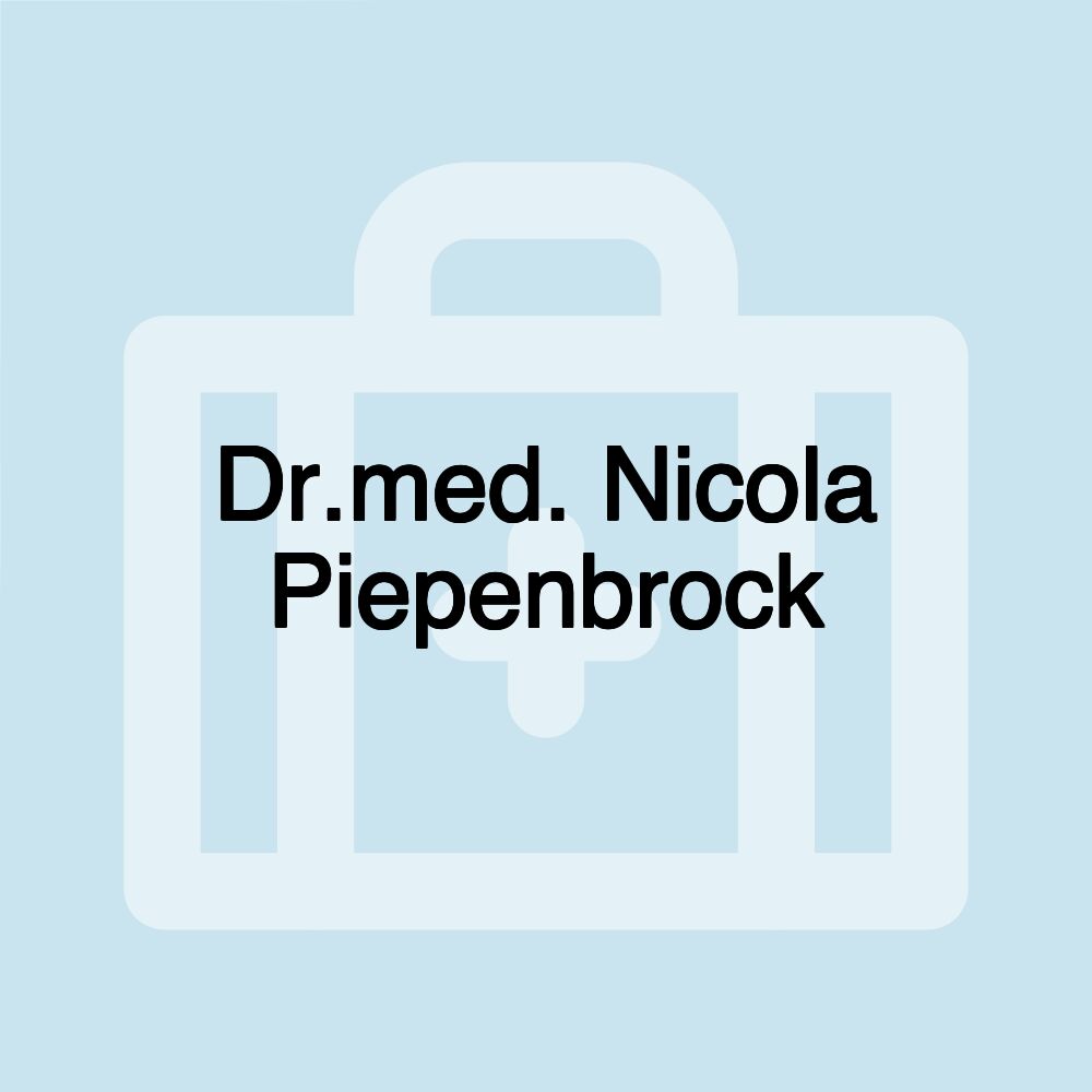 Dr.med. Nicola Piepenbrock