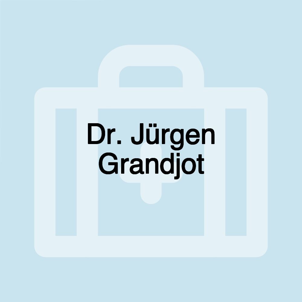 Dr. Jürgen Grandjot