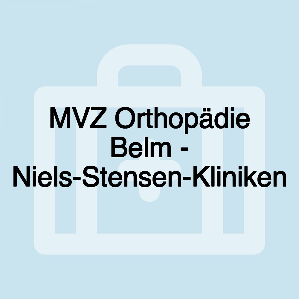 MVZ Orthopädie Belm - Niels-Stensen-Kliniken