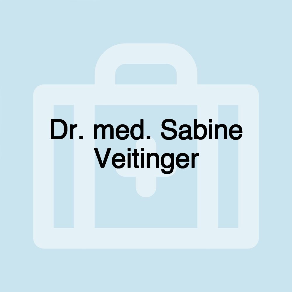 Dr. med. Sabine Veitinger