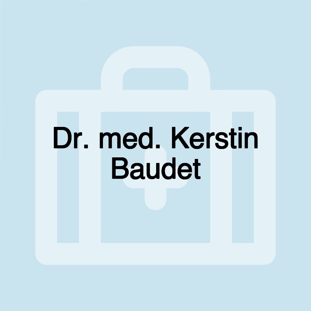 Dr. med. Kerstin Baudet