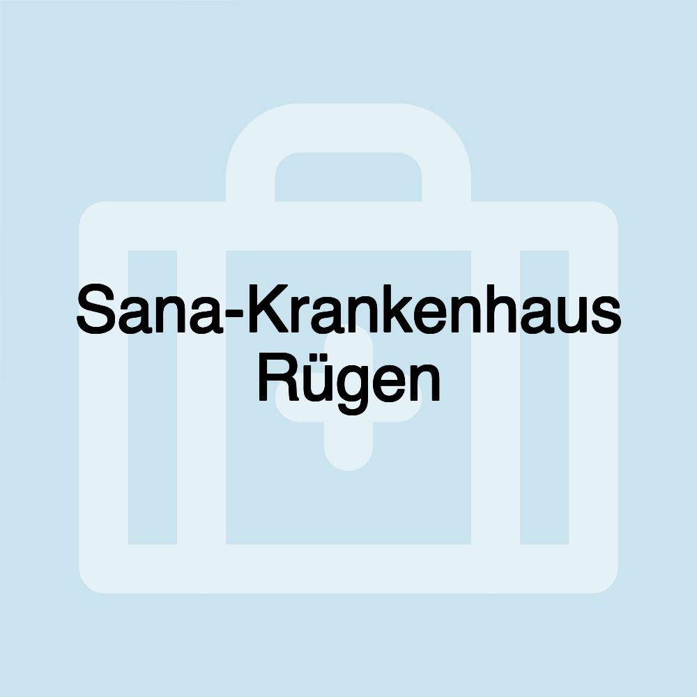 Sana-Krankenhaus Rügen