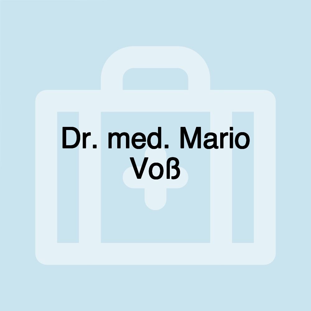 Dr. med. Mario Voß