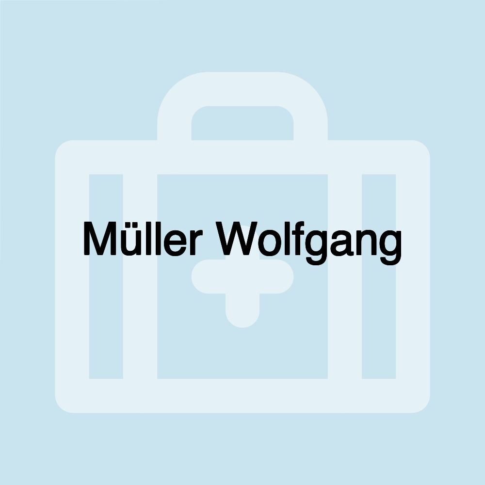 Müller Wolfgang