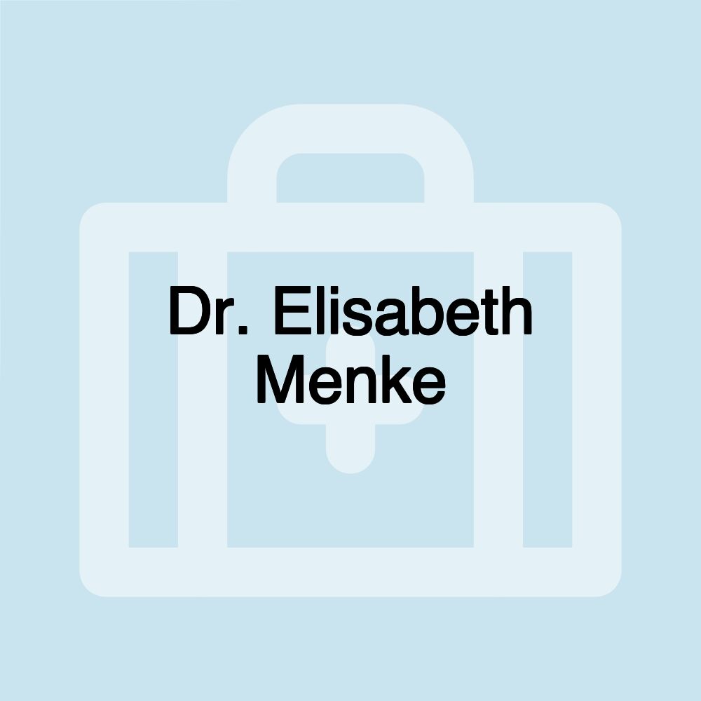 Dr. Elisabeth Menke