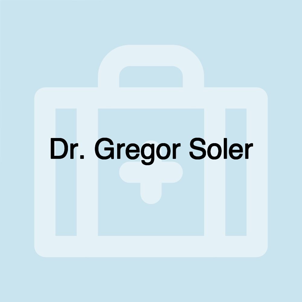 Dr. Gregor Soler