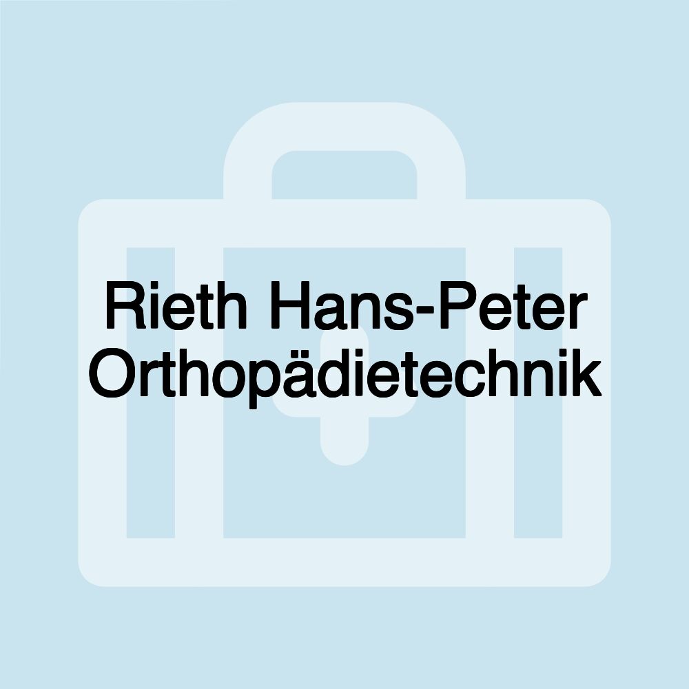 Rieth Hans-Peter Orthopädietechnik