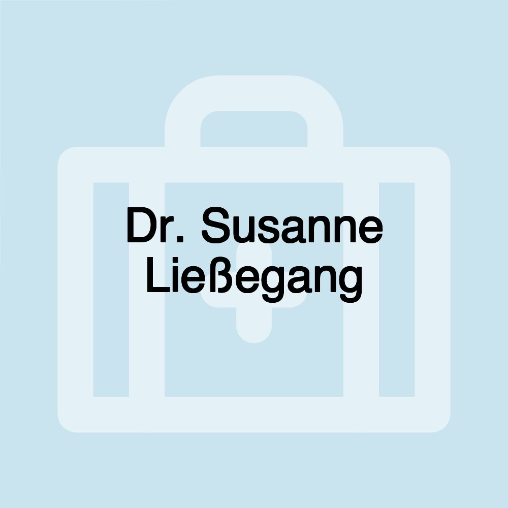 Dr. Susanne Ließegang