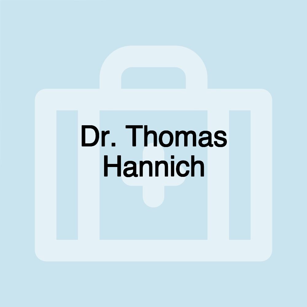 Dr. Thomas Hannich