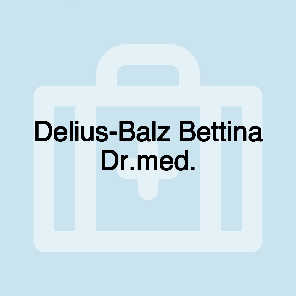 Delius-Balz Bettina Dr.med.