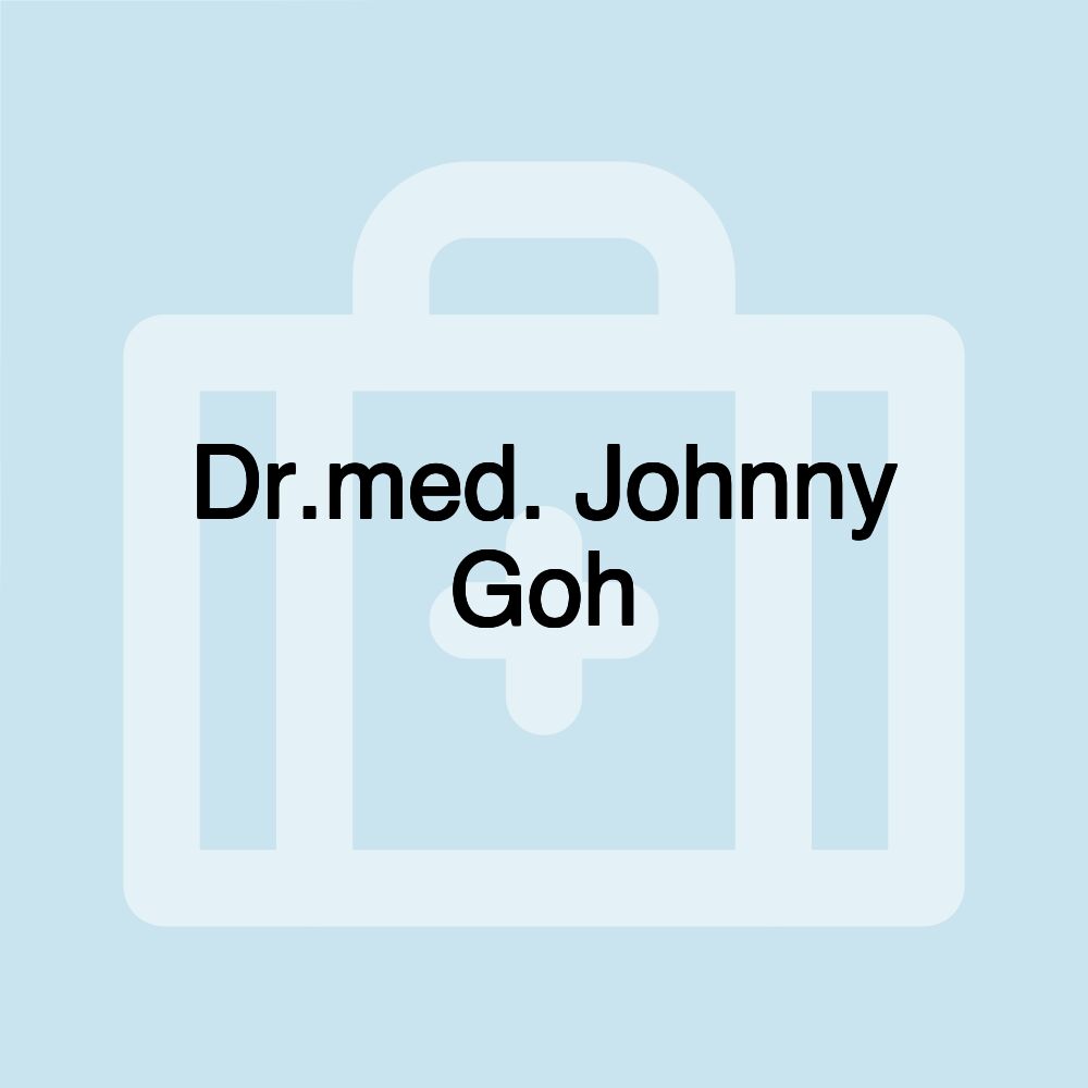 Dr.med. Johnny Goh