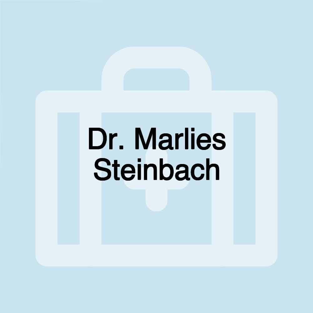 Dr. Marlies Steinbach