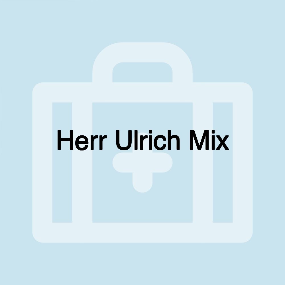 Herr Ulrich Mix